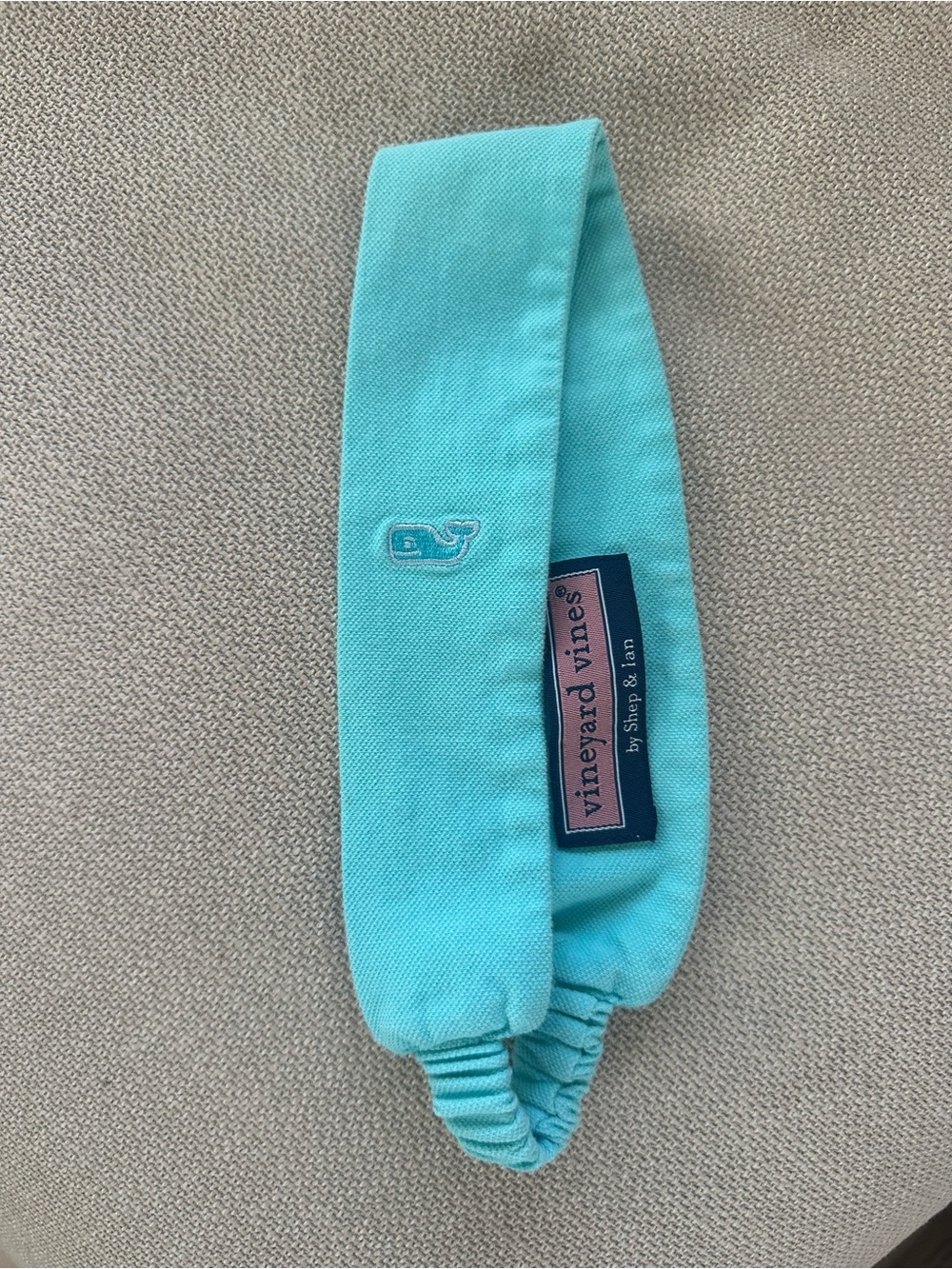 Vineyard Vines Turquoise Whale Stretch Headband
